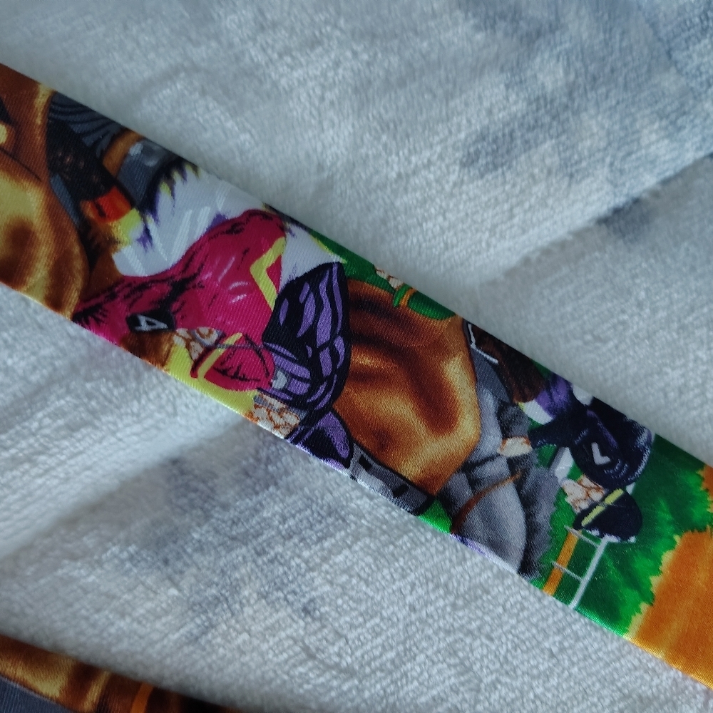 The Tie Studio London Horse Racing Themed Tie. Hand Made. - Picture 5 of 8